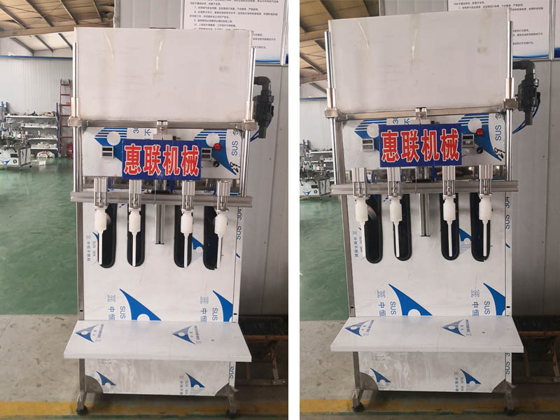 四頭食用油灌裝機 四頭食用油灌裝機